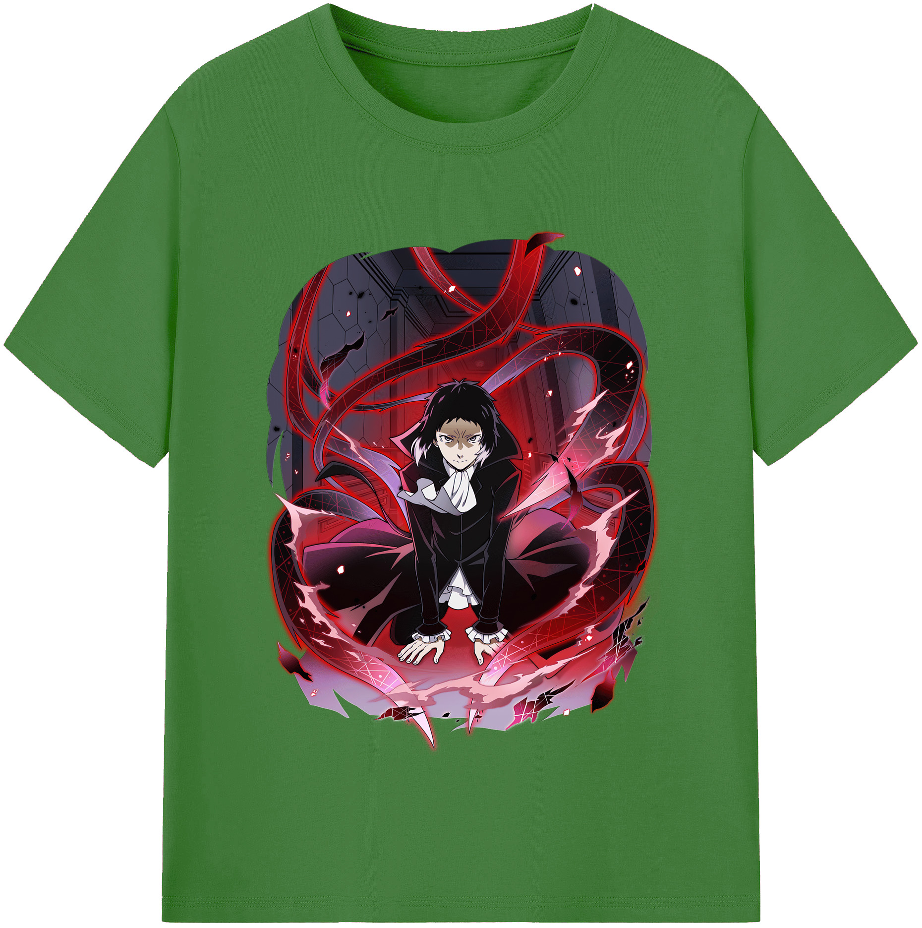 （画像用） 文豪ストレイドッグス Bungo Stray Dogs レディースカジュアルプリントTシャツ（綿100％）